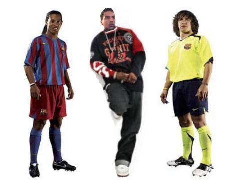 moi & ronaldinho & puyol